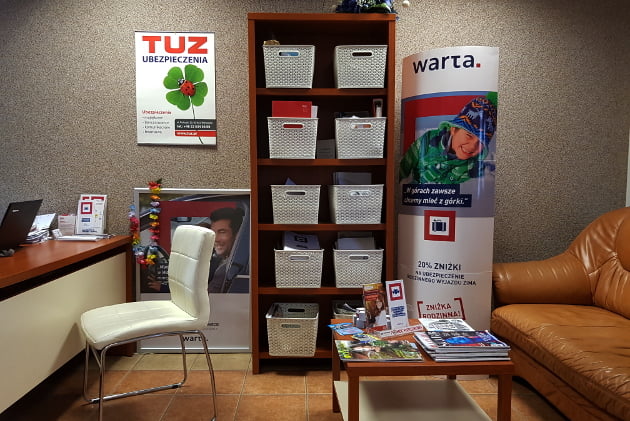 Wnętrze biura siedziby Globall Ubezpieczenia s.c.